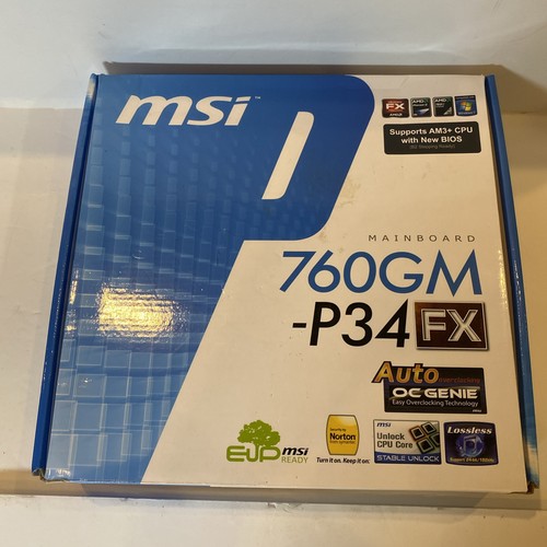 Msi 760gma p34 am3 - (fx),, am3+,